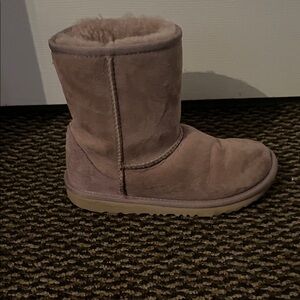 UGG Pink Fluffy Slippers